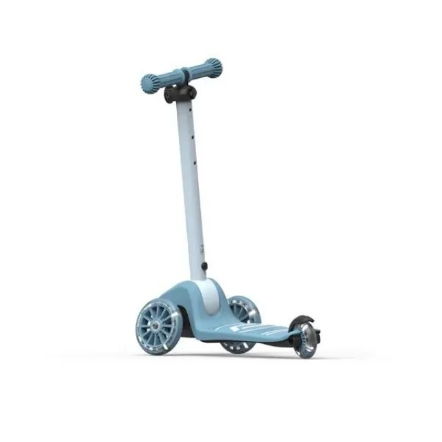 Scoot and Ride Highwaykick 3S, Monopattino 3 Ruote Manubrio Pieghevole Luci Led, Blu - Giocattoli online | Giochi online
